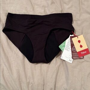Thinx Black All- Day Brief Period Undies